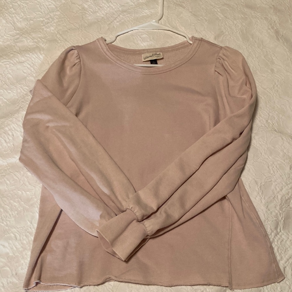 blush pink sweater